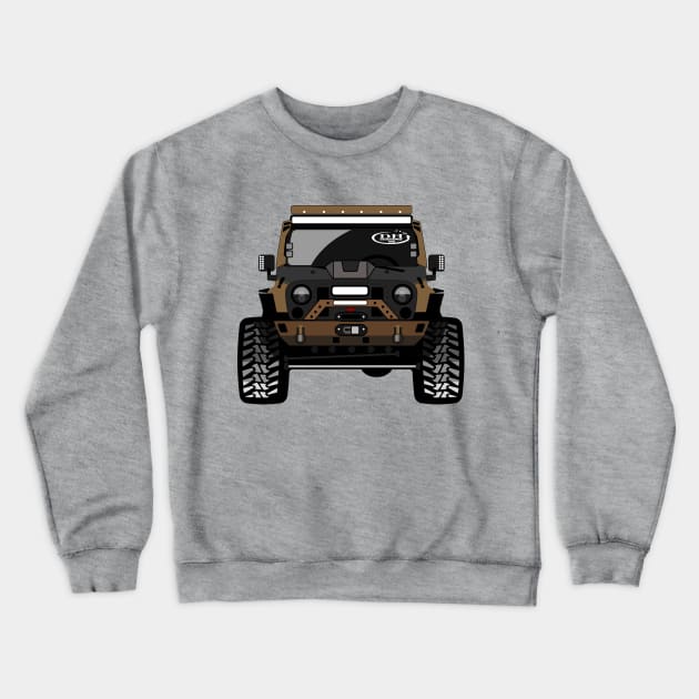 SpikedJeep Crewneck Sweatshirt by sojeepgirl